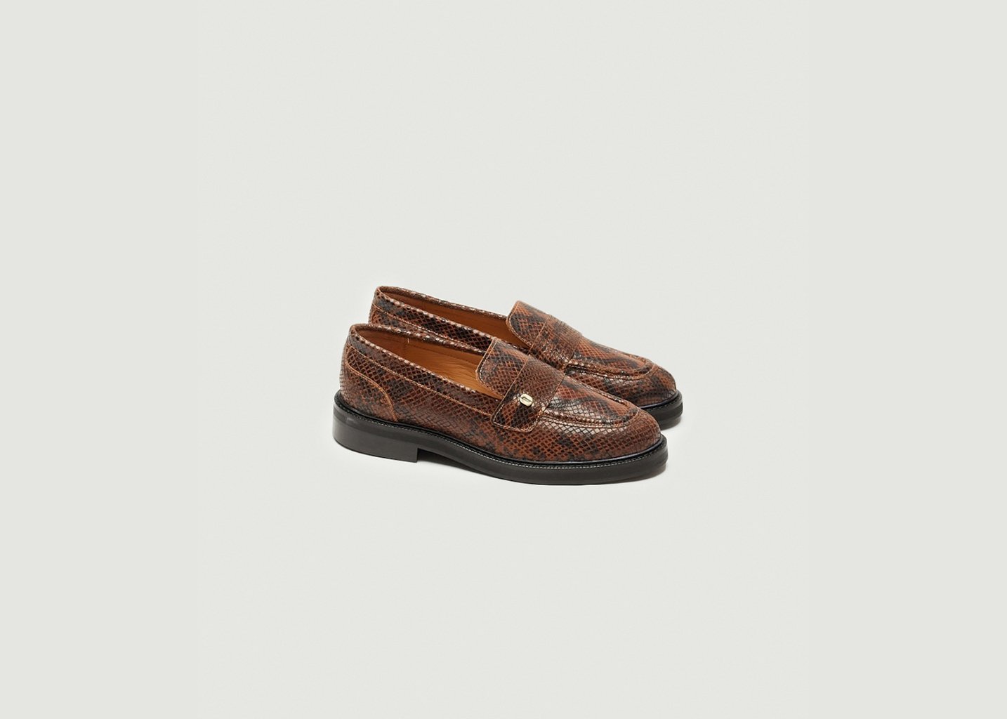 L'exception Mocassins Marjorie Marron Odaje Ex M.Moustache