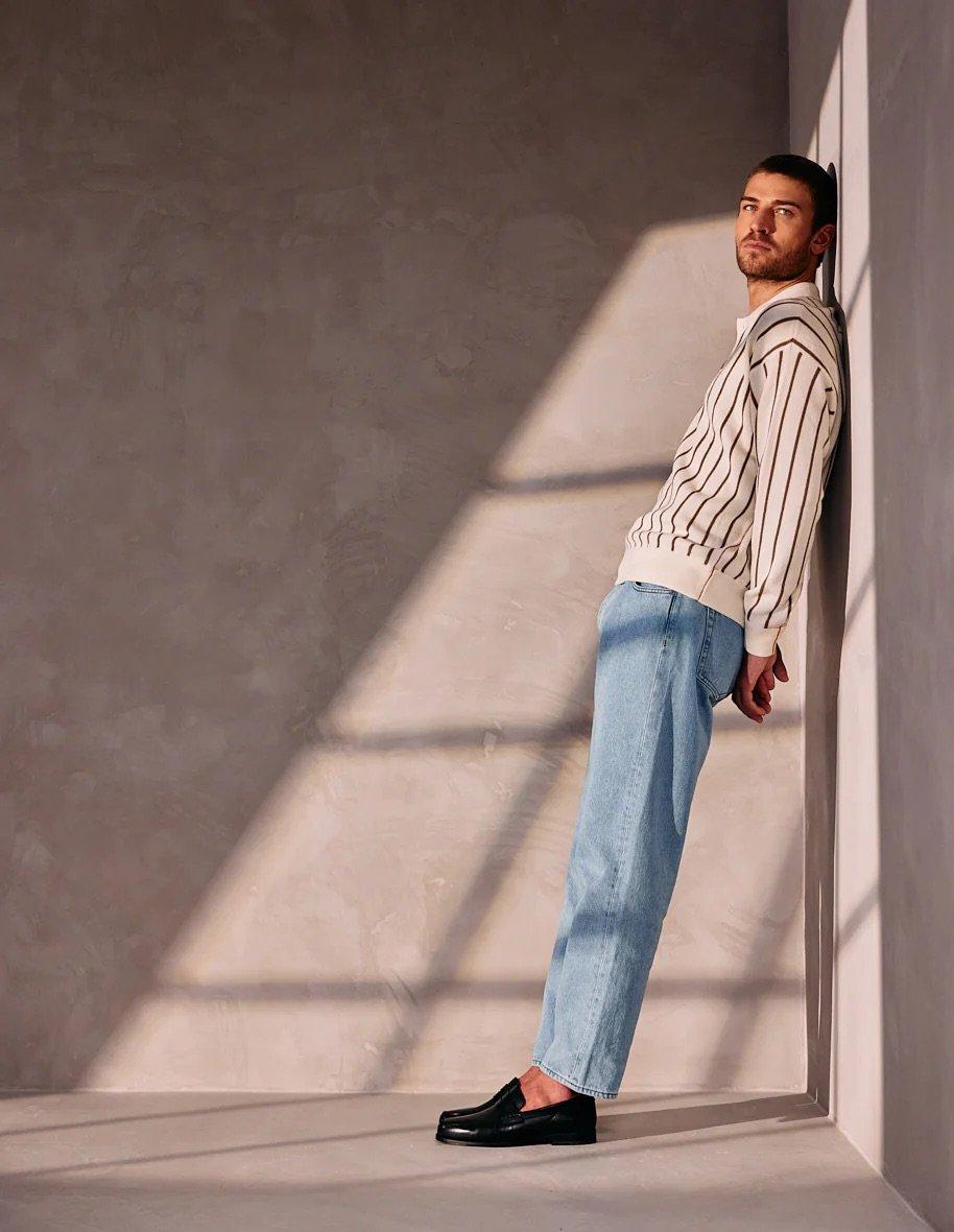 L'exception Mocassins Marlo Noir Odaje Ex M.Moustache