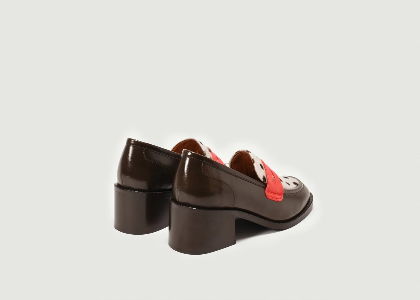 L'exception Mocassins Pablo à Bout Carré Marron HUMAYA