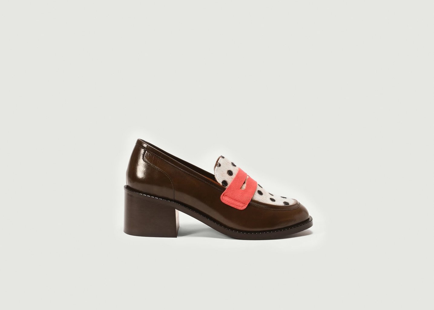 l'exception Mocassins Pablo à bout carré Marron HUMAYA