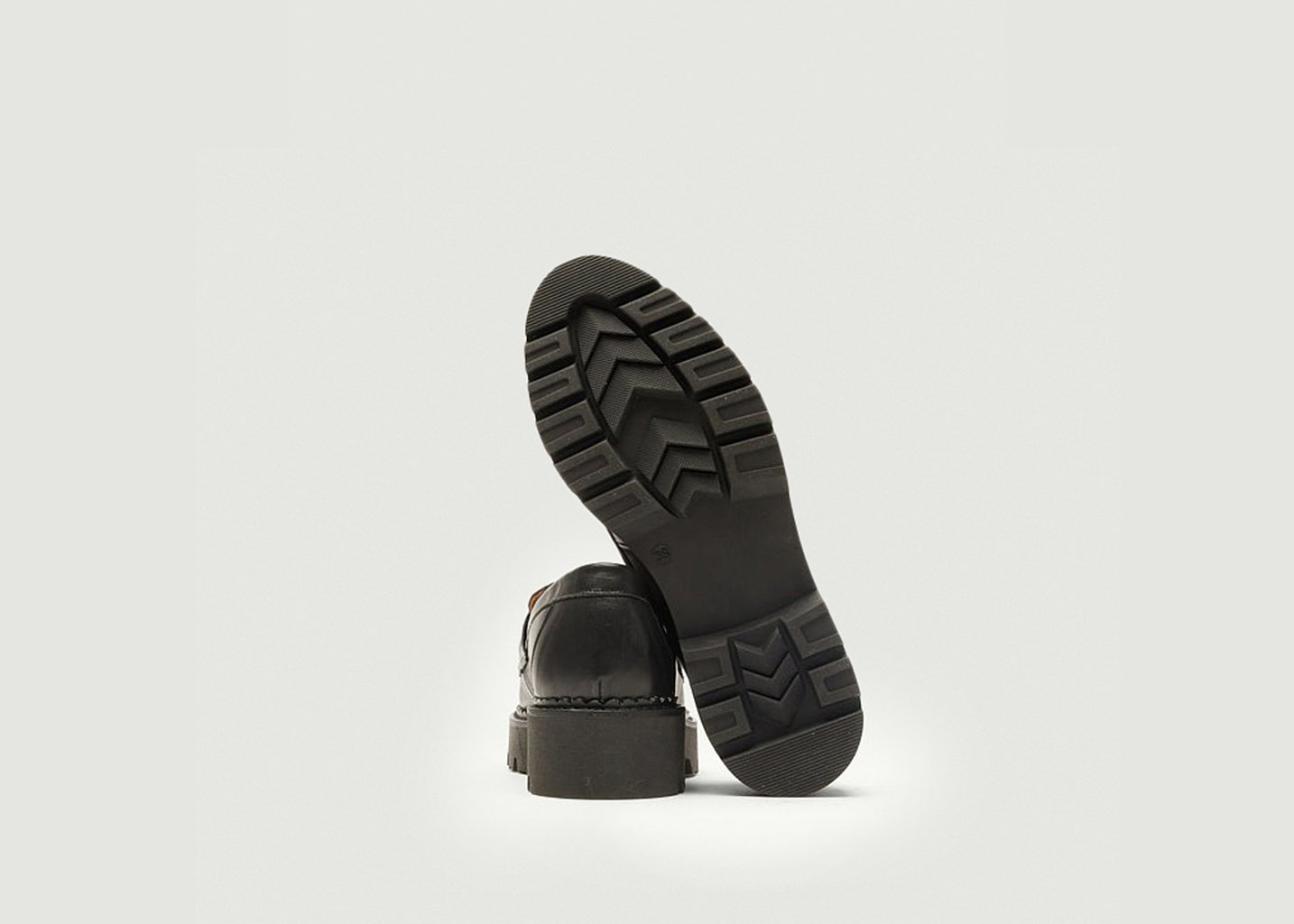 L'exception Mocassins Rosie Noir Odaje Ex M.Moustache
