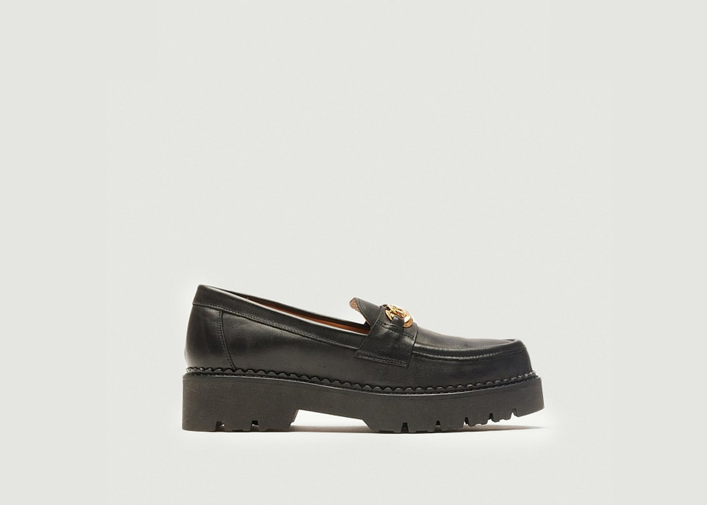 l'exception Mocassins Rosie Noir Odaje ex M.Moustache