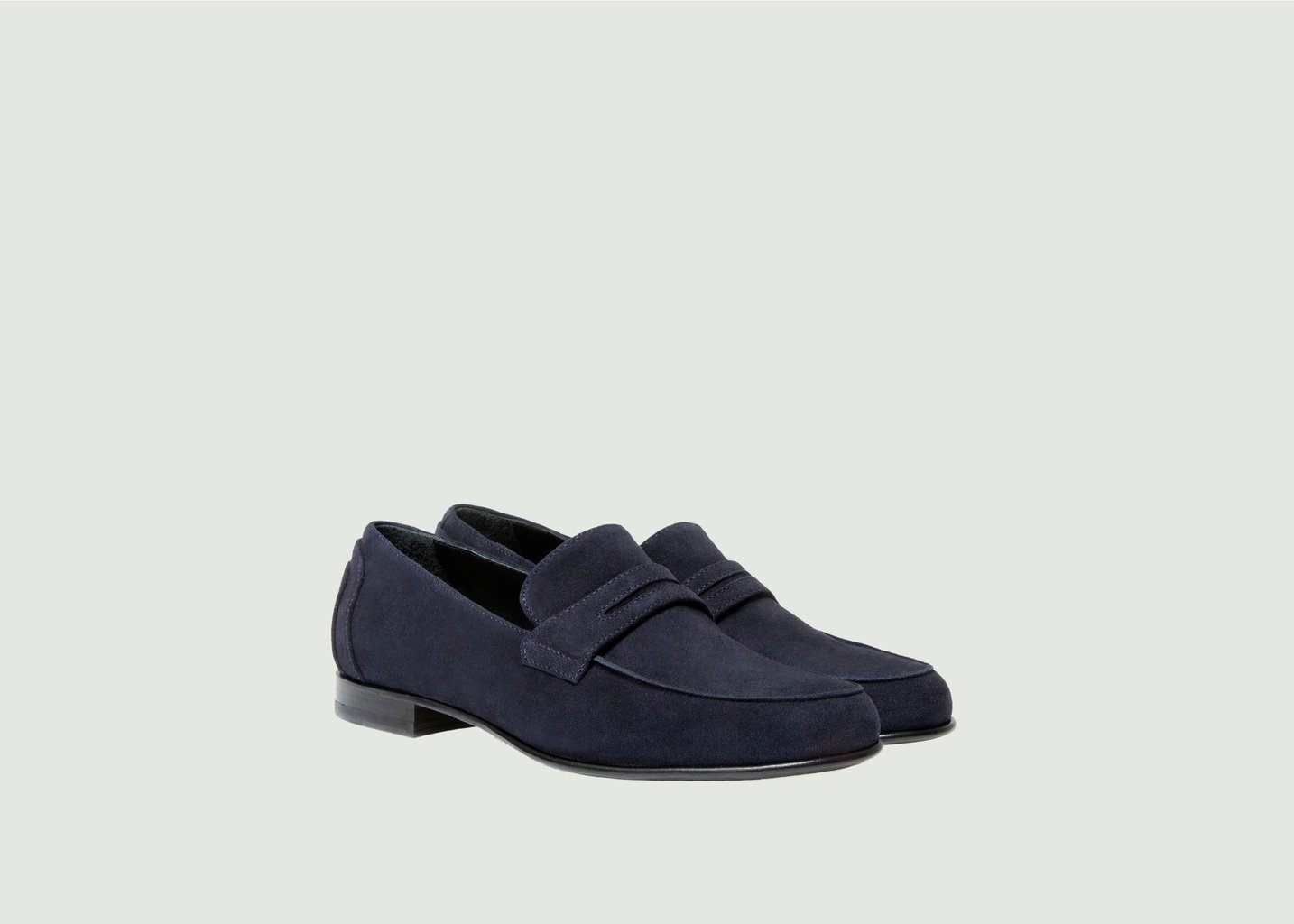 L'exception Mocassins Serge Bleu Marine Philippe Zorzetto