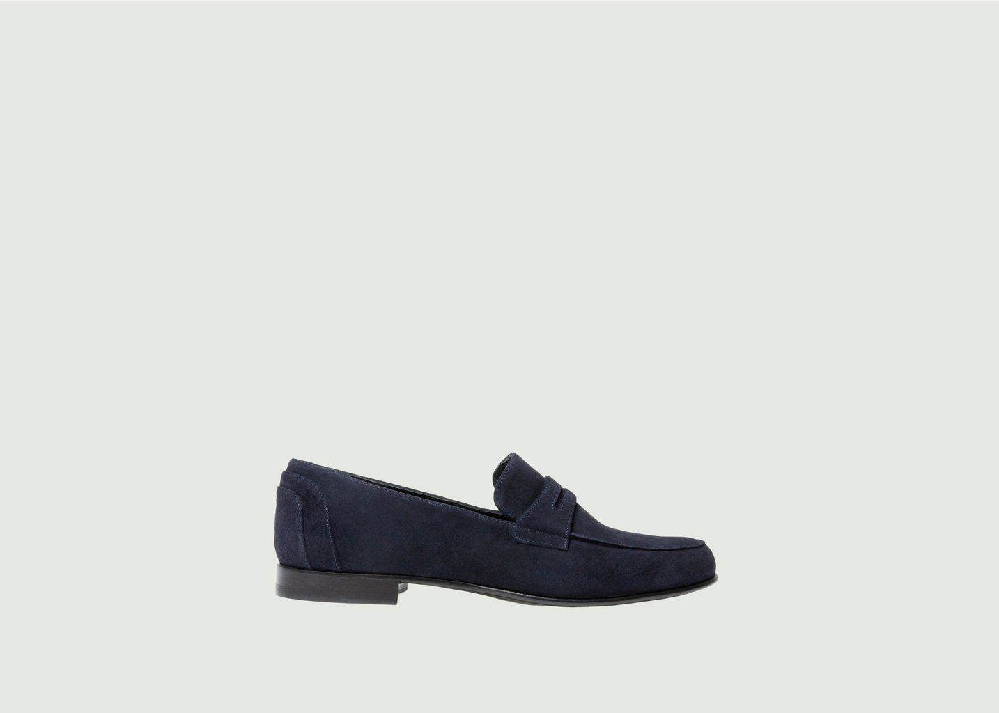 l'exception Mocassins Serge Bleu Marine Philippe Zorzetto