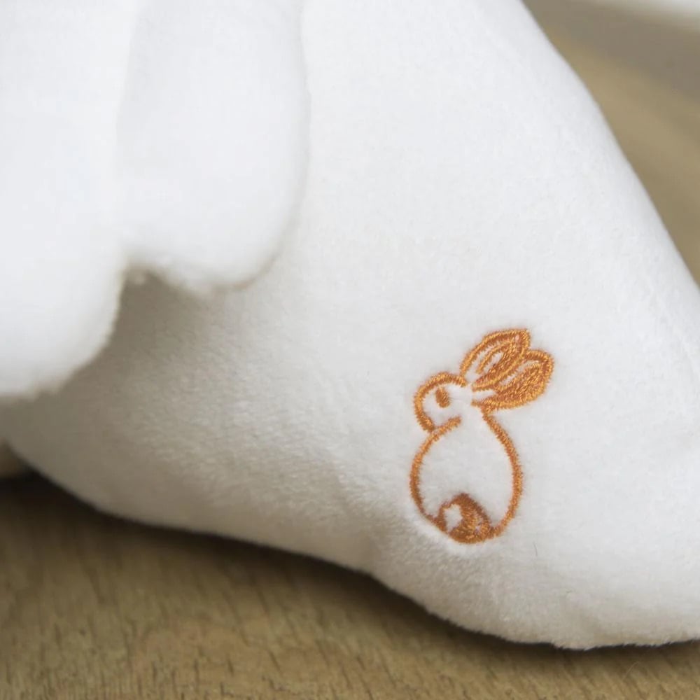 L'exception Mon Premier Doudou Cigogne Blanc La Pelucherie