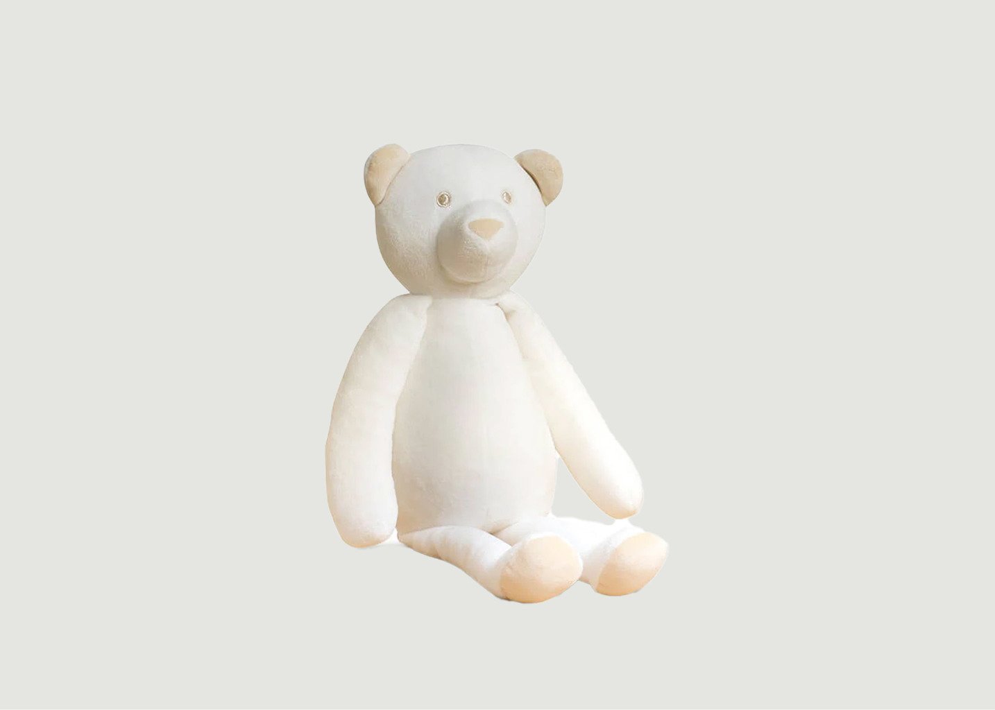 l'exception Mon Premier doudou Ours Blanc La Pelucherie