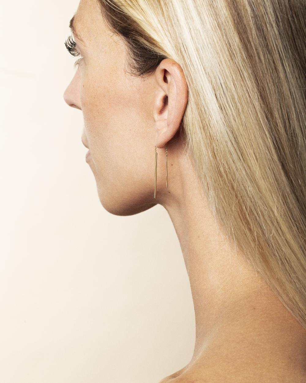 L'exception Mono Boucle D'oreille Achille Or April Please
