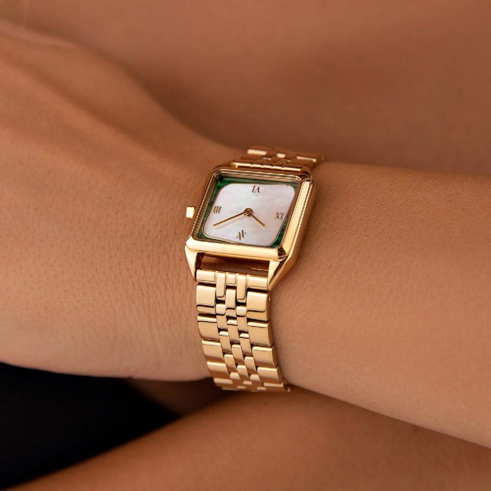 L'exception Montre Geminus Malachite And Pearl Ivoire Vanna