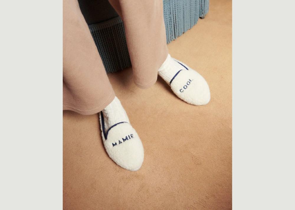 L'exception Mule Femme Mamie Cool Collab' X émoi émoi Ivoire Angarde