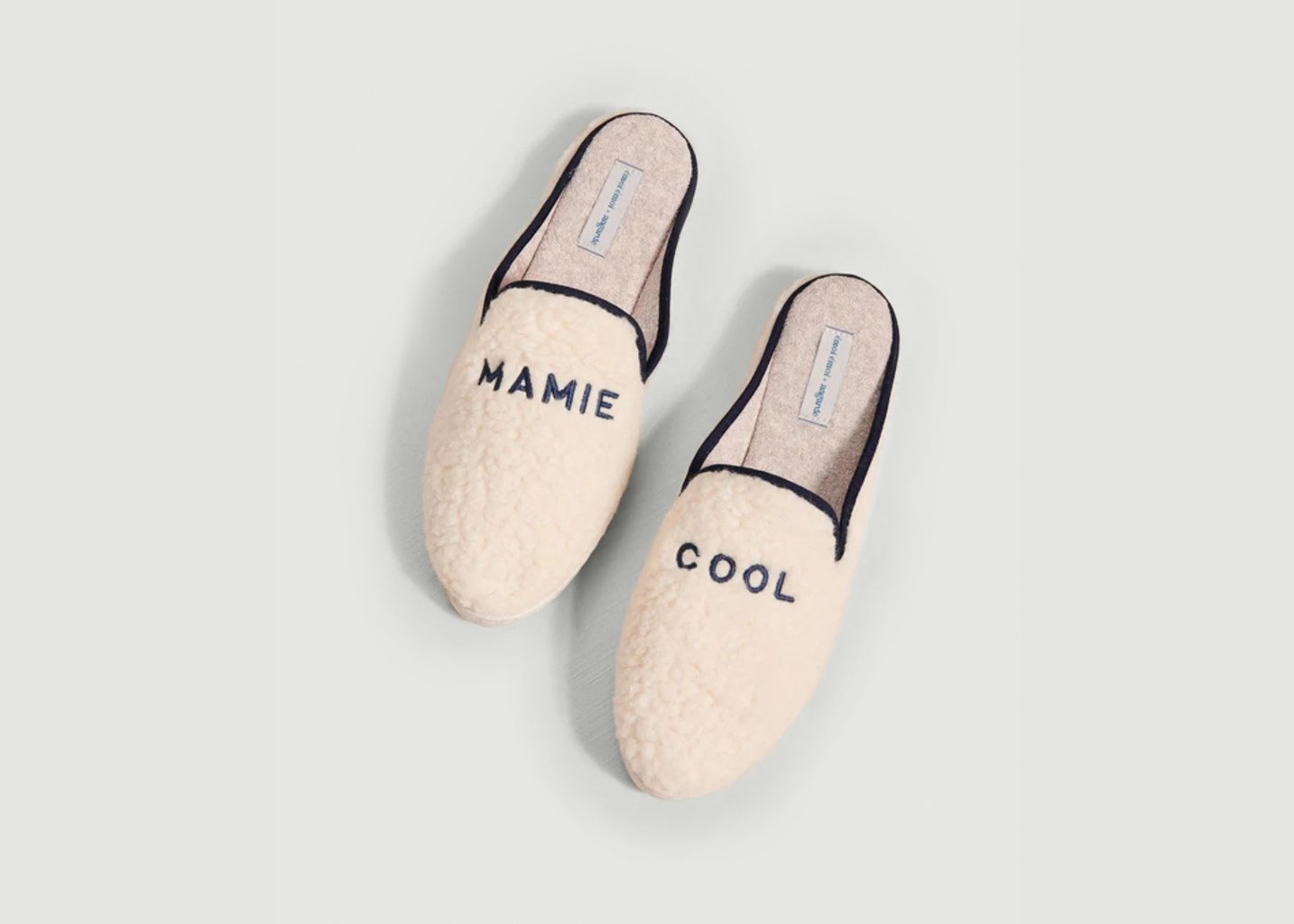 l'exception Mule femme Mamie Cool collab' x émoi émoi Ivoire Angarde