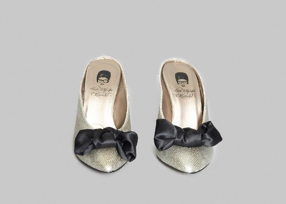 L'exception Mules Call Me Divina Argent Ines Olympe Mercadal