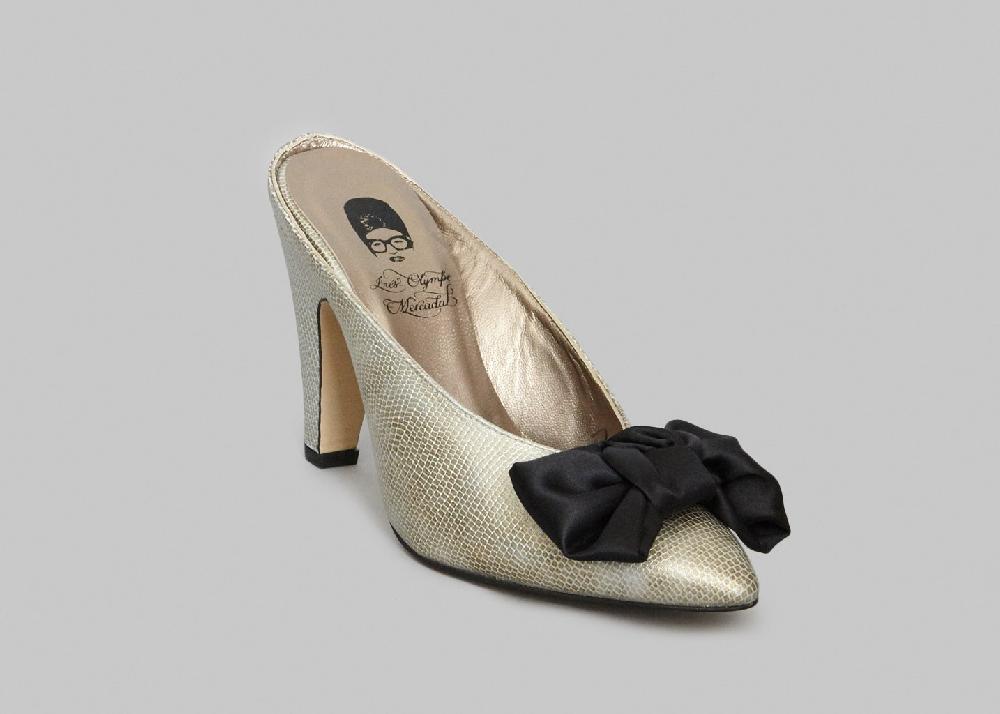 l'exception Mules Call Me Divina Argent Ines Olympe Mercadal