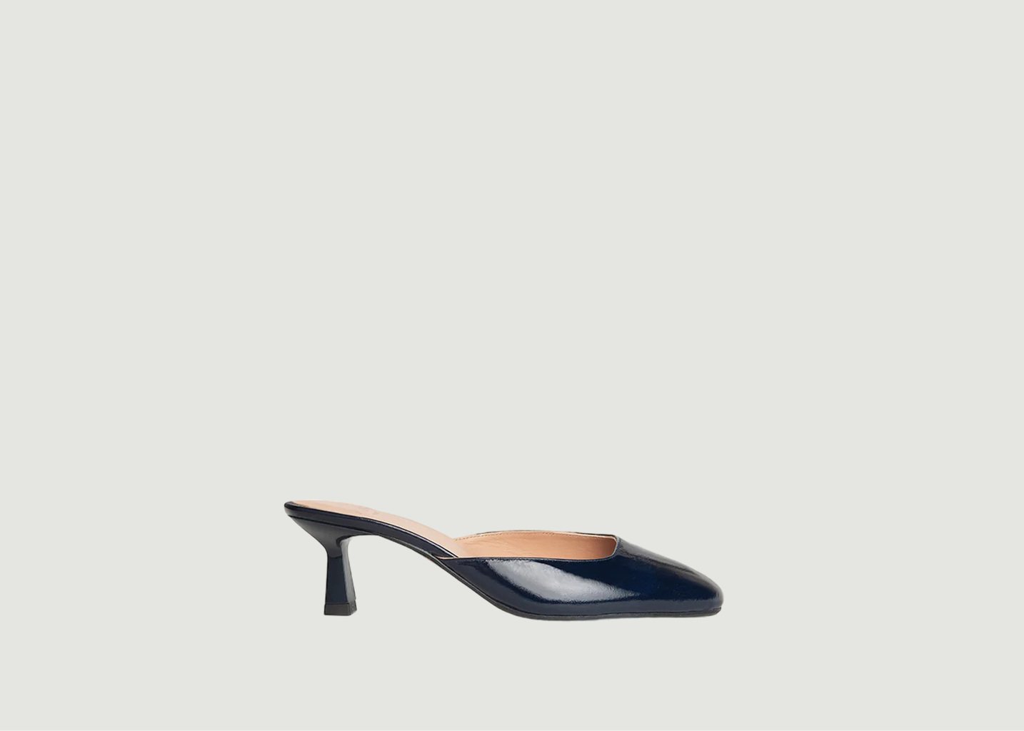l'exception Mules Courtney vernis Bleu Marine Anaki