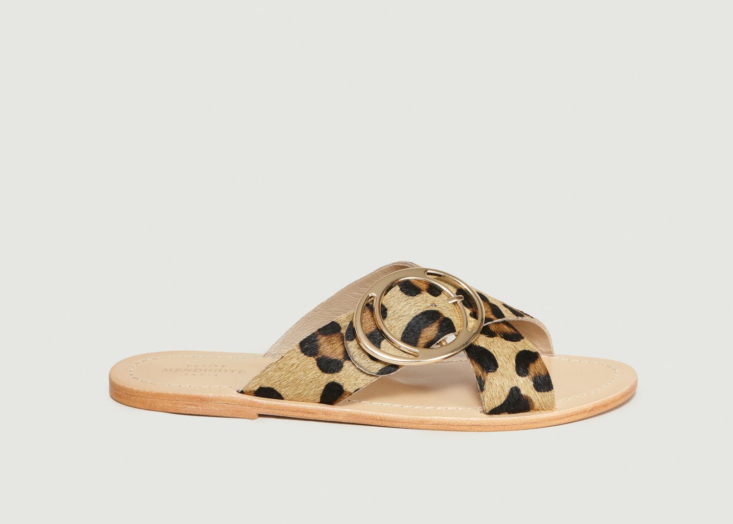 L'exception Mules Motif Léopard Redford Multicolore Petite Mendigote Paris