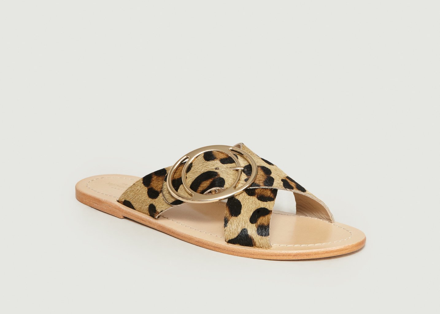 l'exception Mules Motif Léopard Redford Multicolore Petite Mendigote Paris