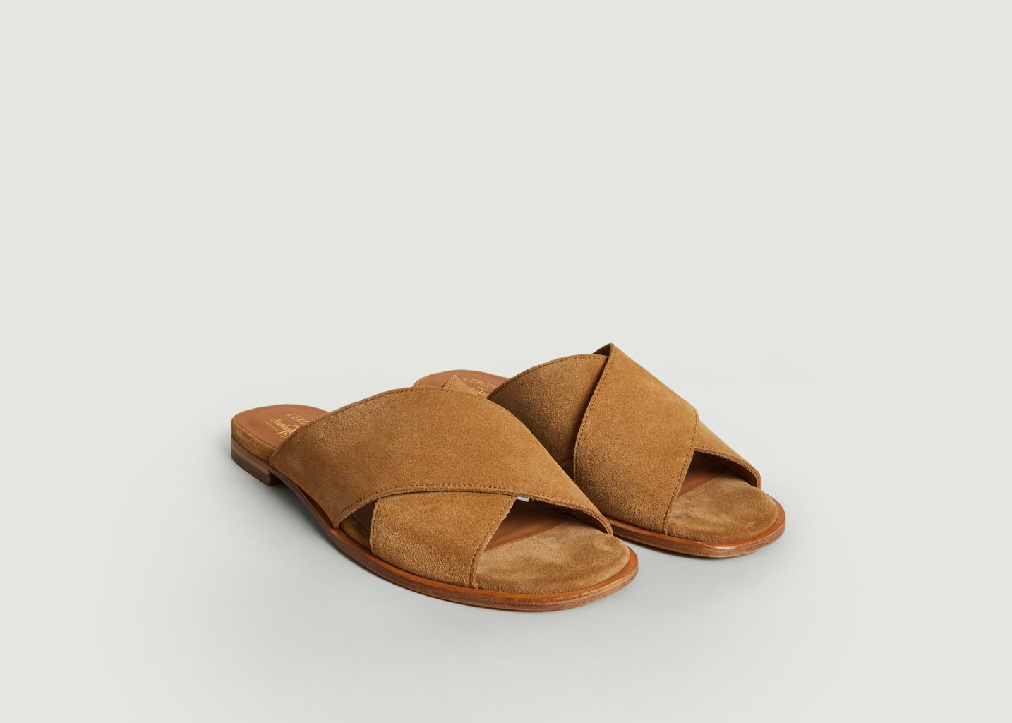 L'exception Mules Ouvertes En Daim Rémie L'Exception X Anthology Sable L'Exception Paris