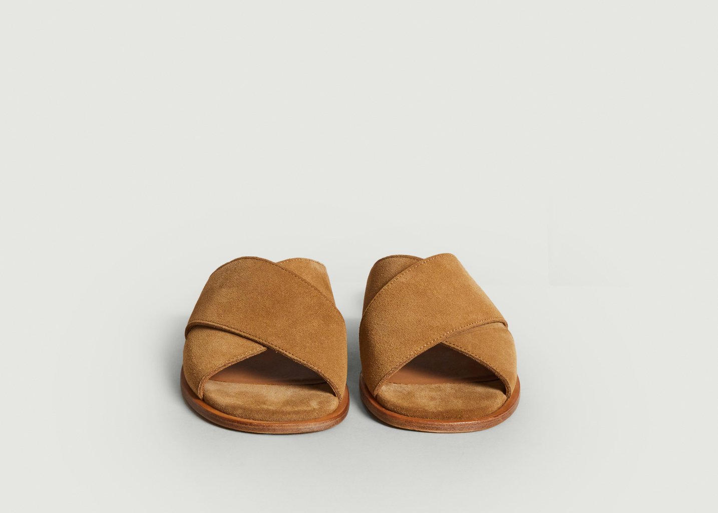 L'exception Mules Ouvertes En Daim Rémie L'Exception X Anthology Sable L'Exception Paris