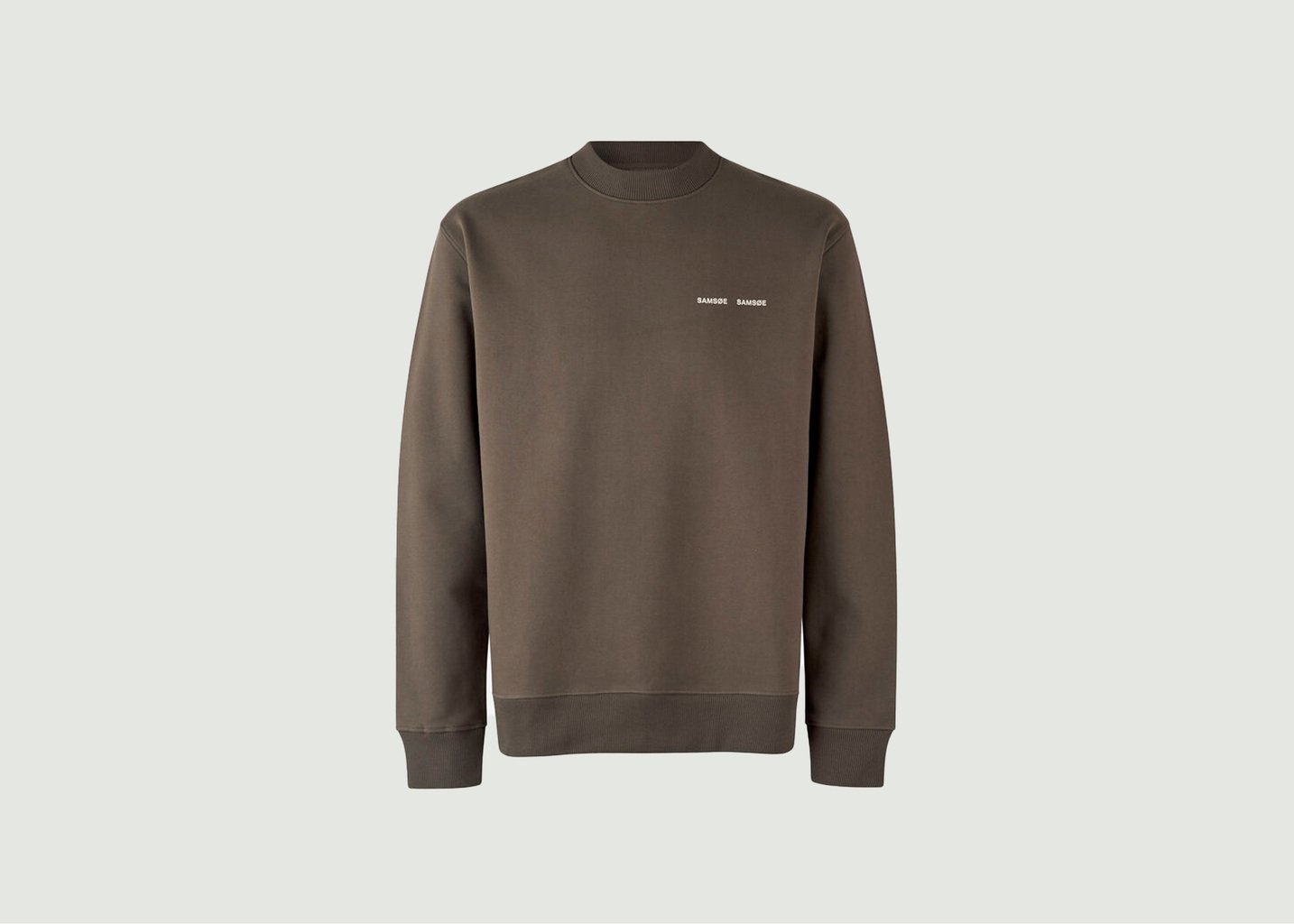 l'exception Norsbro Crewneck 11720 Marron Samsoe & Samsoe