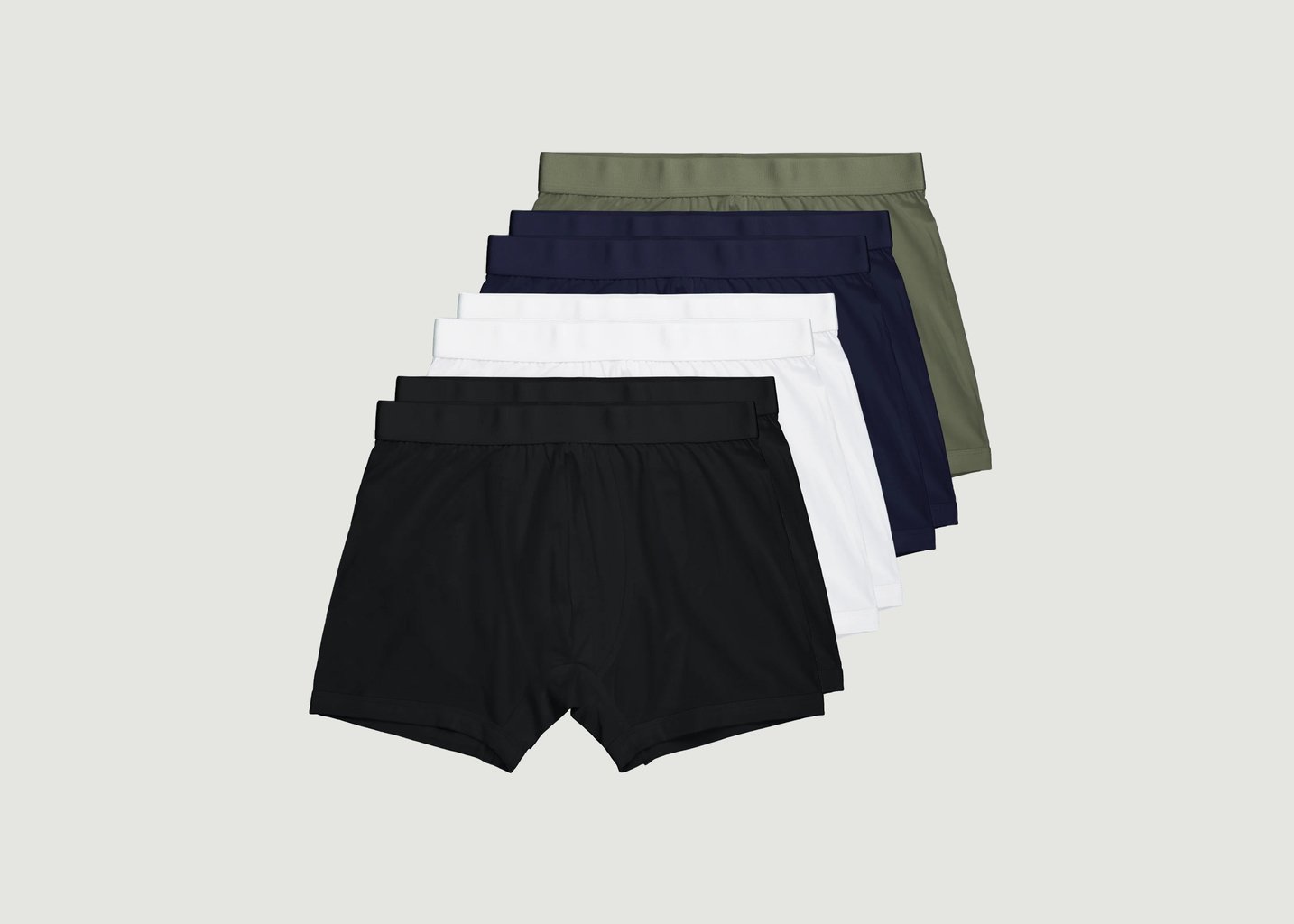 l'exception Pack 7 Boxers Parnasse Multicolore Talc Paris