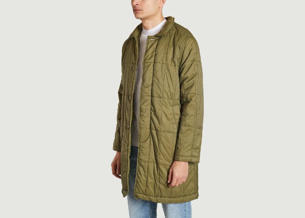 L'exception Padded Single Breasted Mac Coat Olive M.C. Overalls