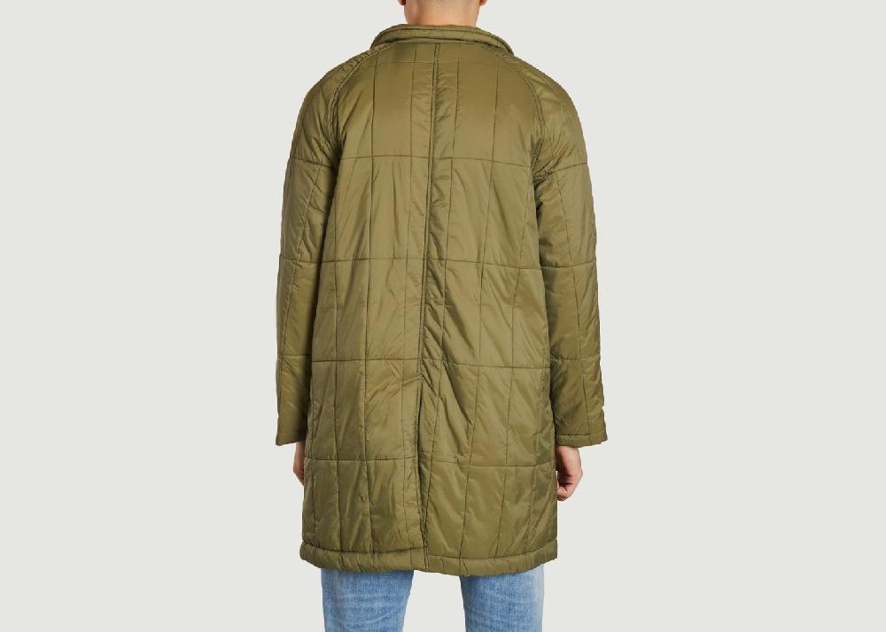 L'exception Padded Single Breasted Mac Coat Olive M.C. Overalls