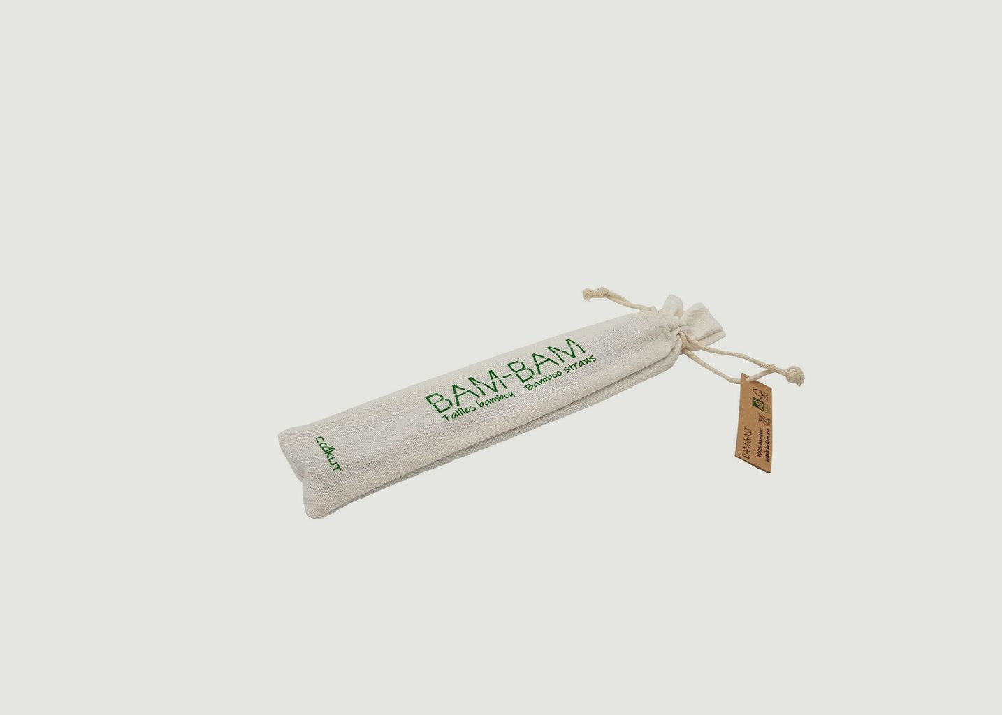 L'exception Pailles Réutilisables En Bambou Blanc Cookut