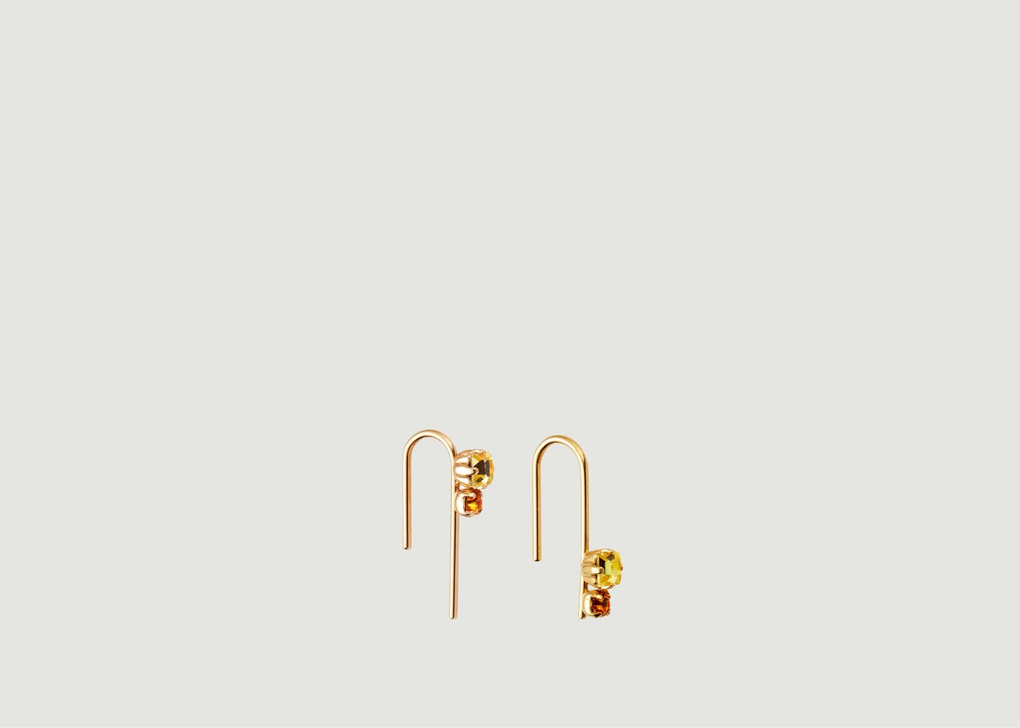 l'exception Paire de boucles Valentin Or April Please