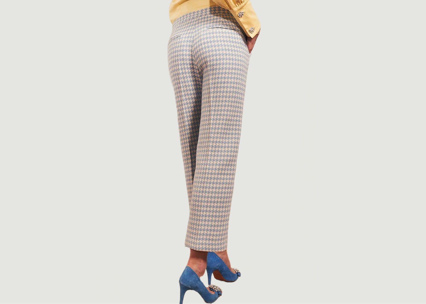 L'exception Pantalon 7/8eme Fleming Bleu Clair Parisienne Et Alors