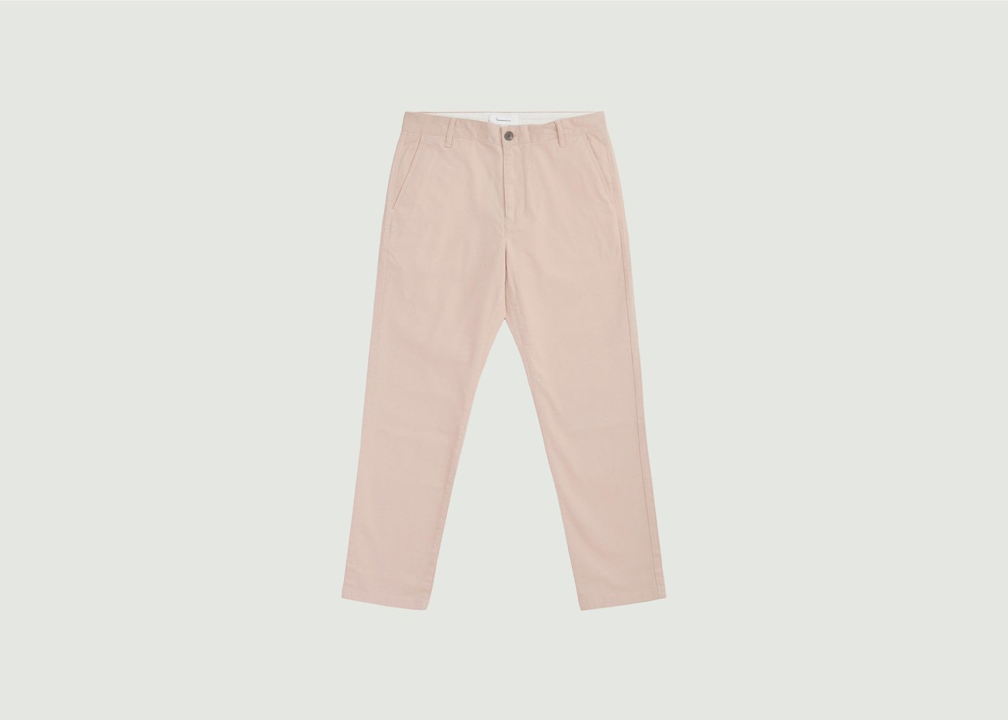 l'exception Pantalon à chevrons Chuck Crème Knowledge Cotton Apparel