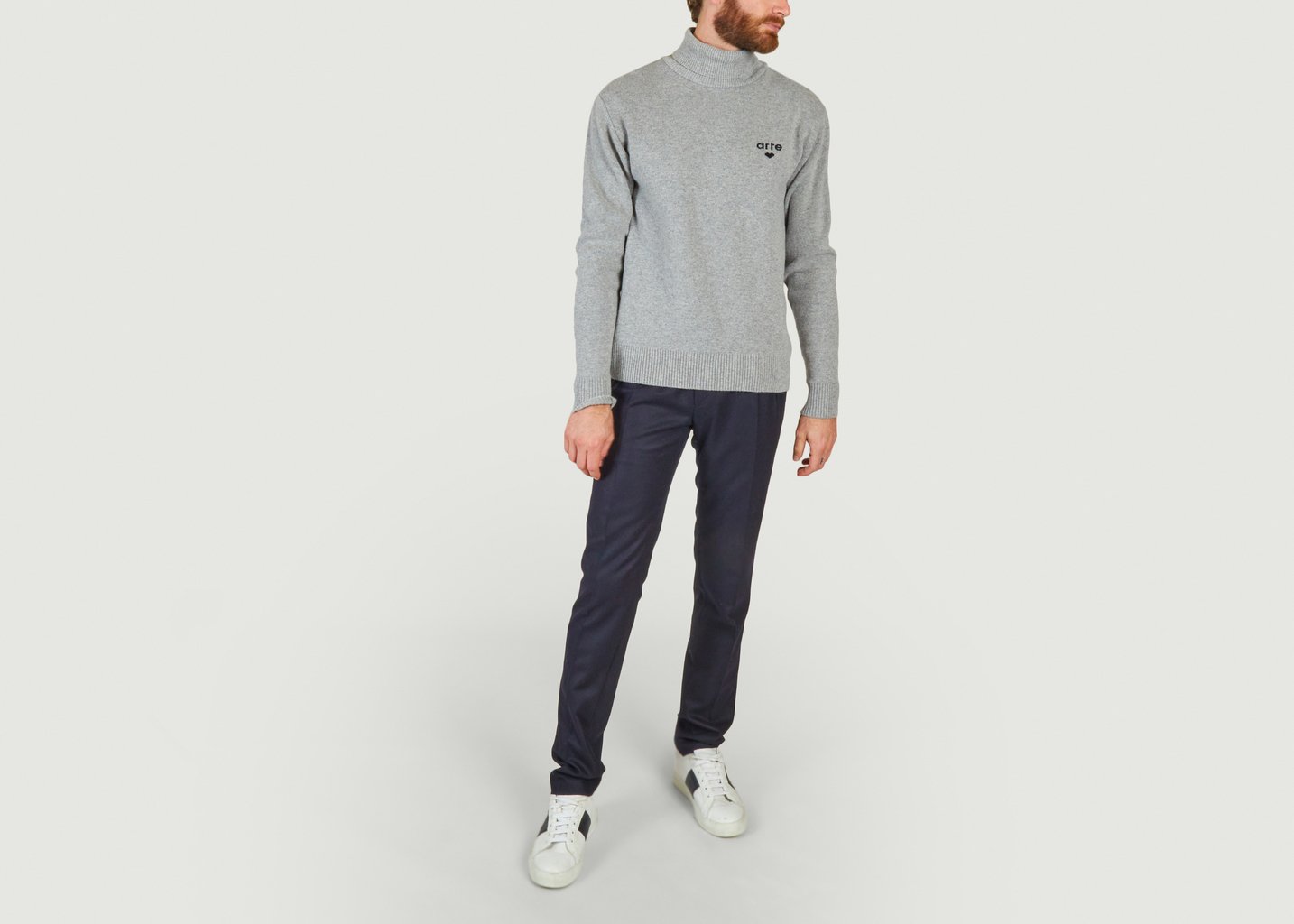 L'exception Pantalon à Pinces Bleu Marine Bernard Zins
