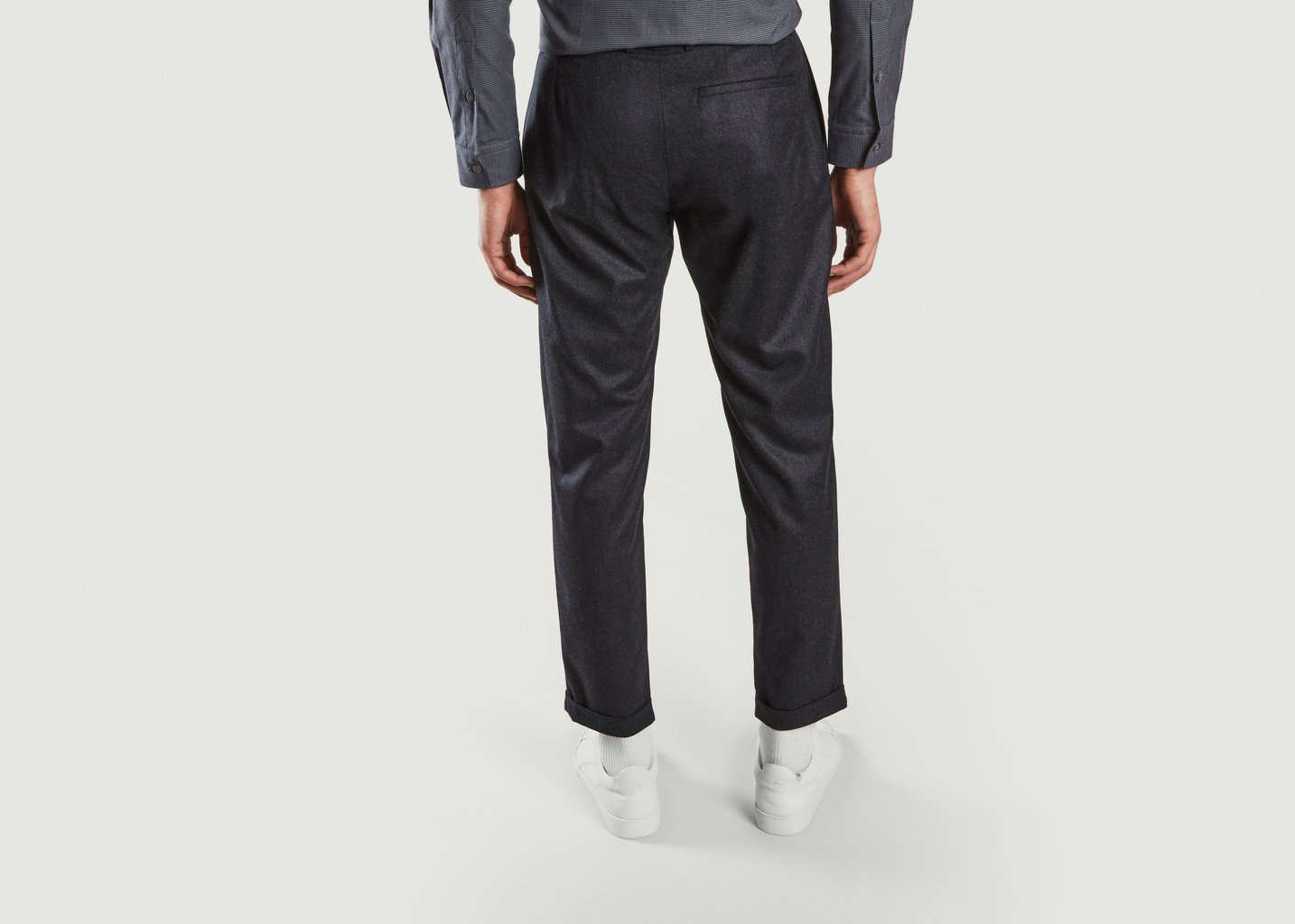 L'exception Pantalon à Pinces Sienna Anthracite Noyoco