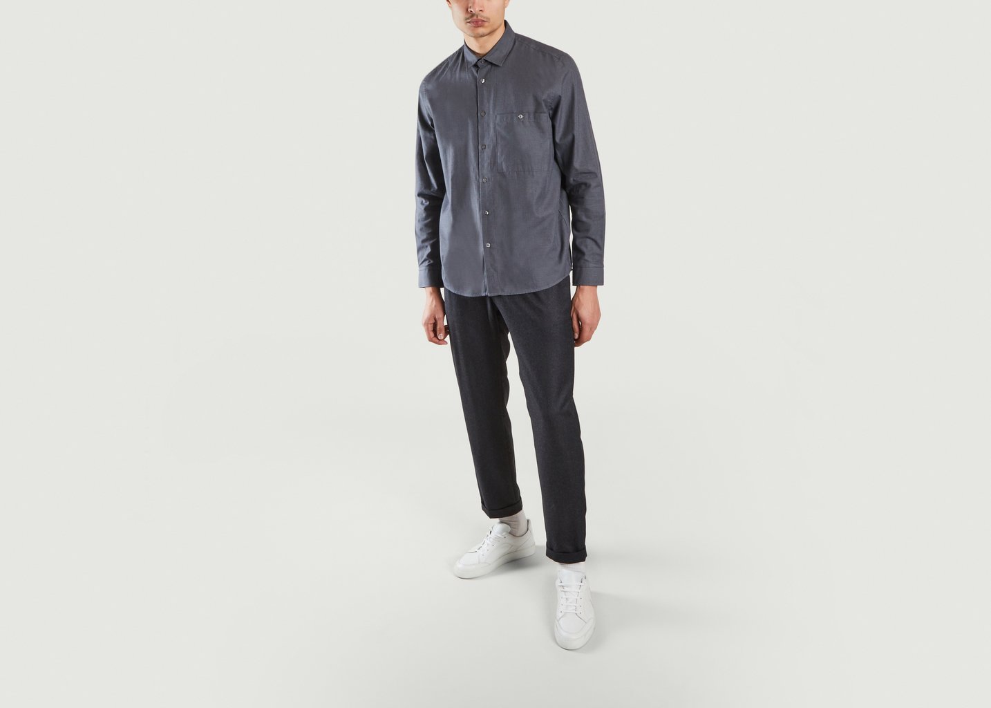 L'exception Pantalon à Pinces Sienna Anthracite Noyoco