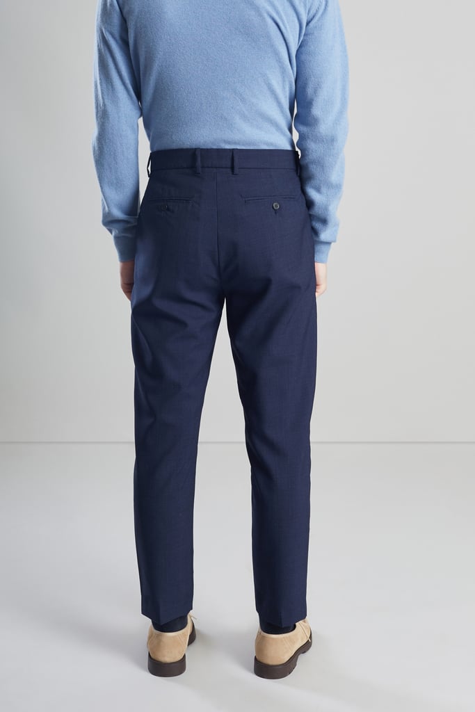 L'exception Pantalon à Plis Bleu Marine L'Exception Paris