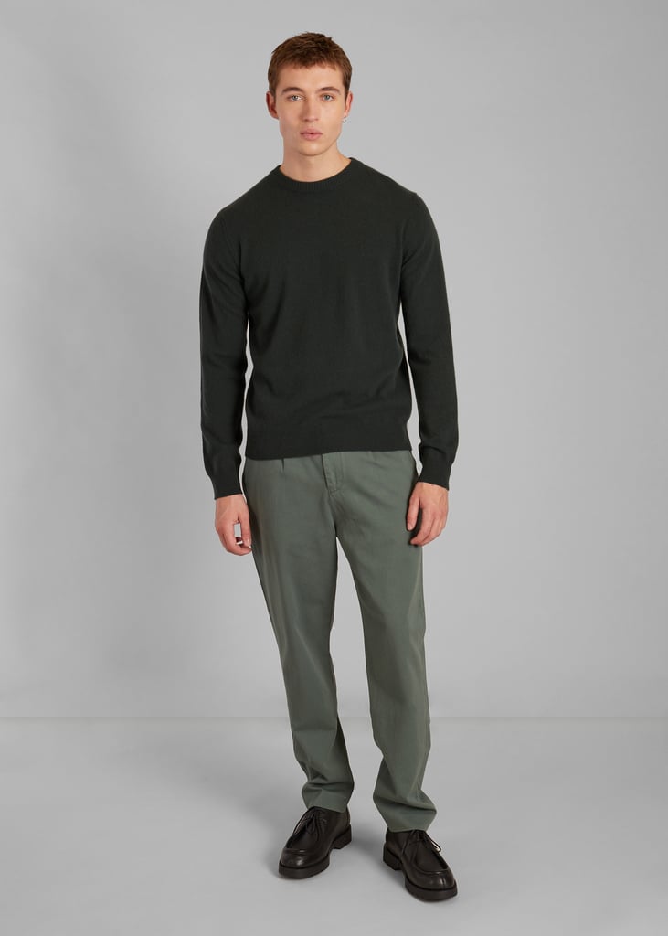 L'exception Pantalon à Plis En Twill De Coton Khaki L'Exception Paris