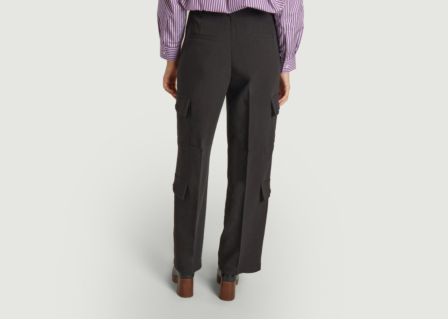L'exception Pantalon à Poches Evile Noir Second Female