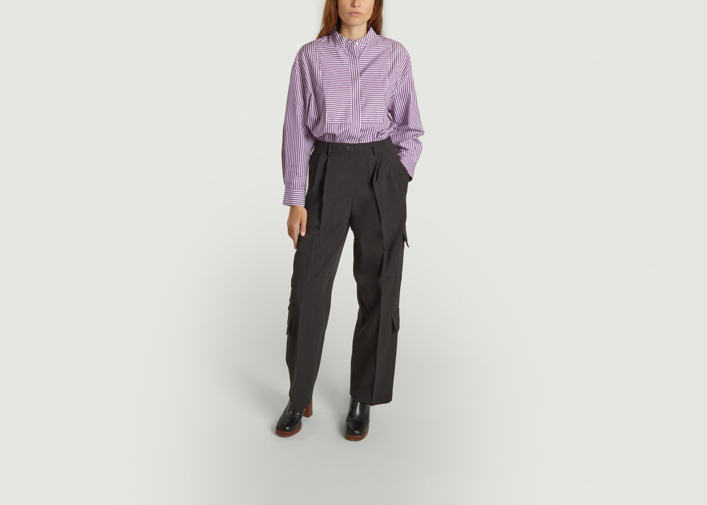 L'exception Pantalon à Poches Evile Noir Second Female