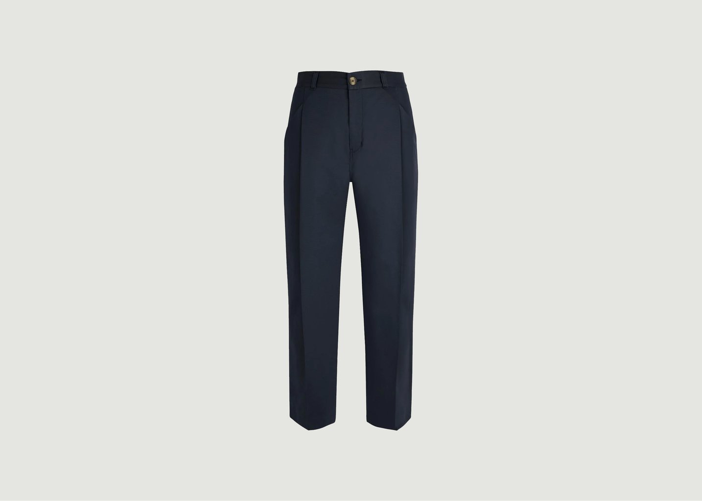 l'exception Pantalon ample Rémus Bleu Marine ADN Paris