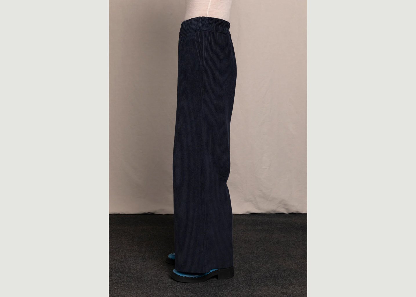 L'exception Pantalon Ancrage Femme Bleu Marine Maison Lener