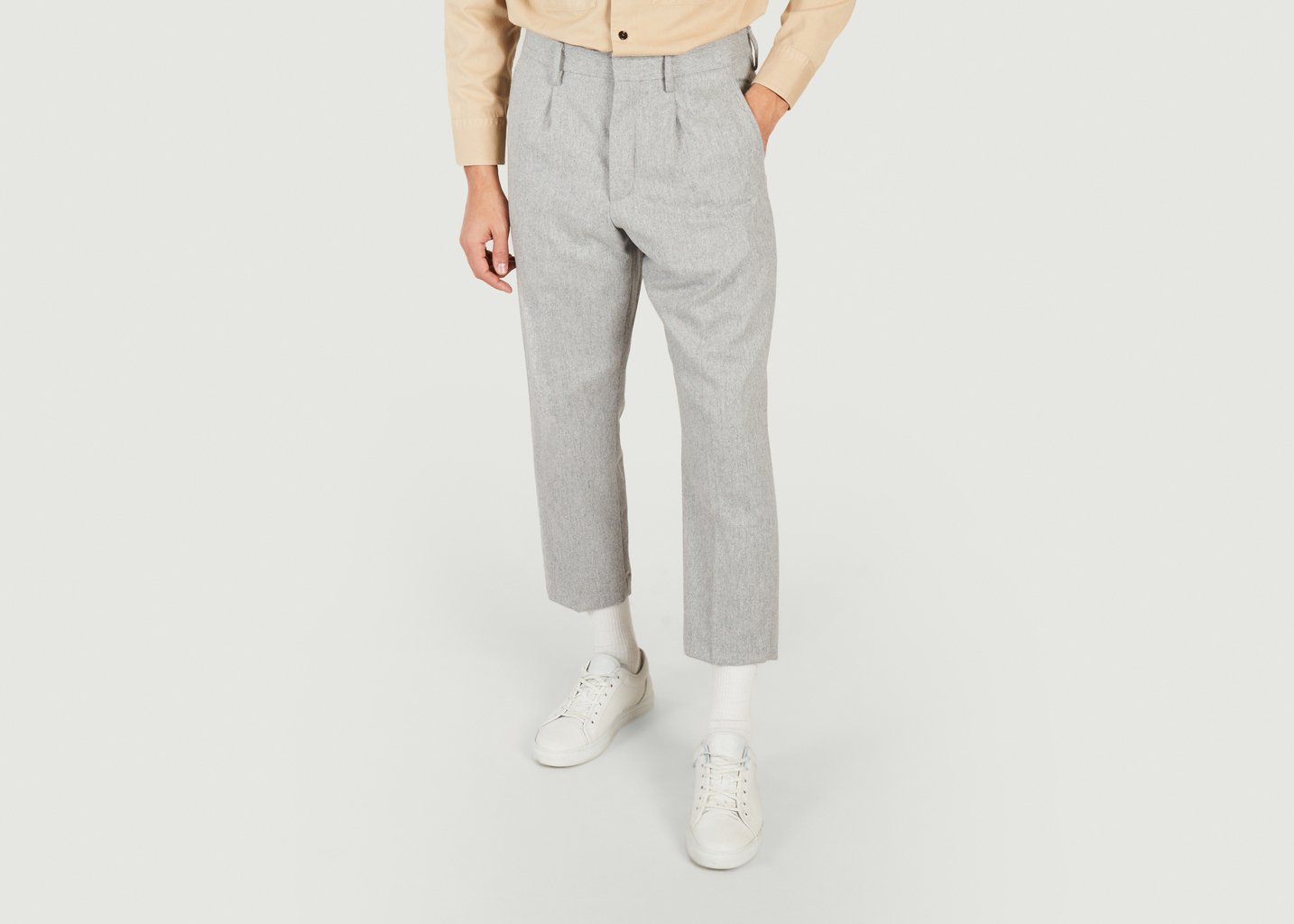 l'exception Pantalon Bill 1630 Gris No Nationality 07