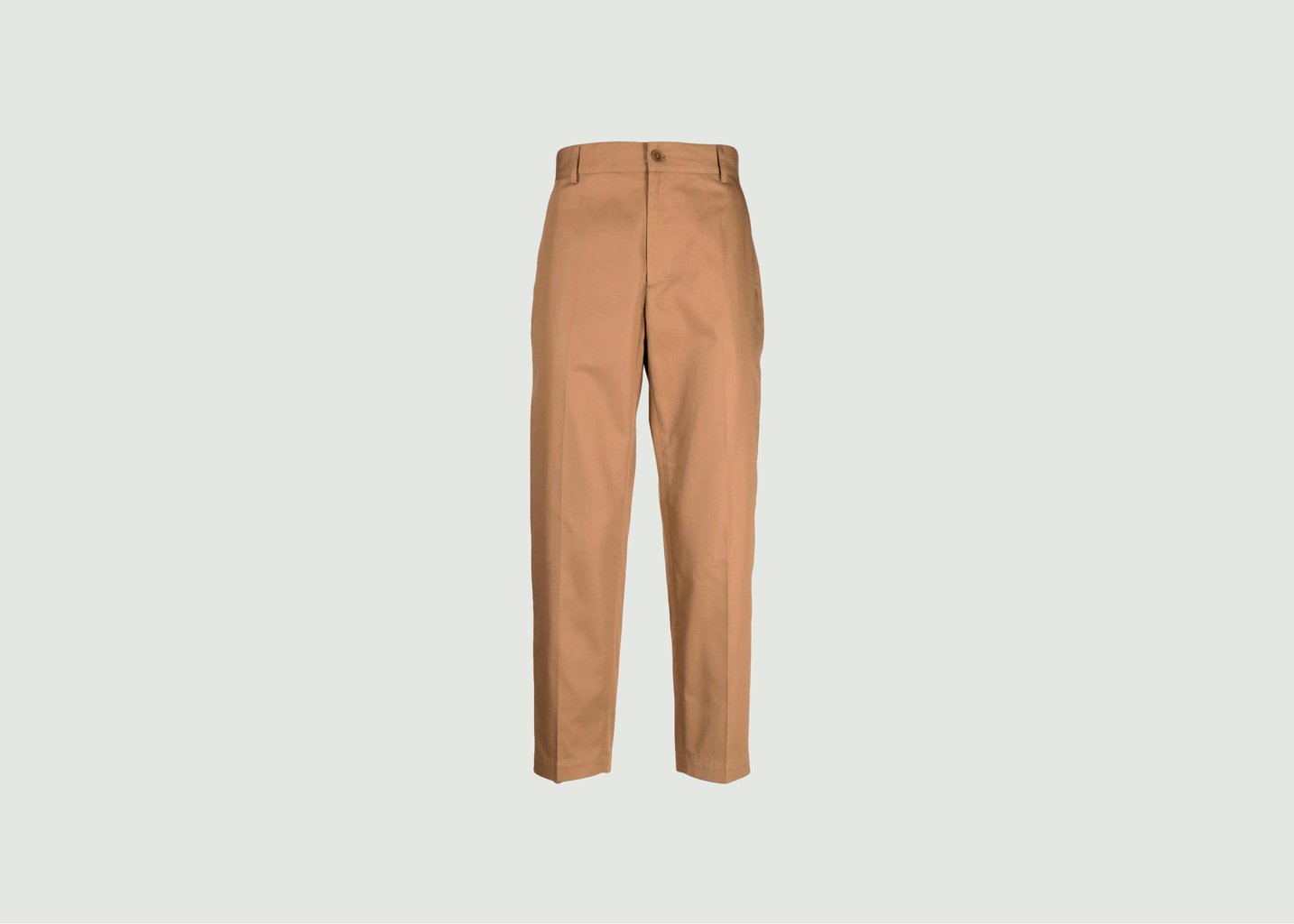 l'exception Pantalon chino Carotte Beige Maison Kitsuné