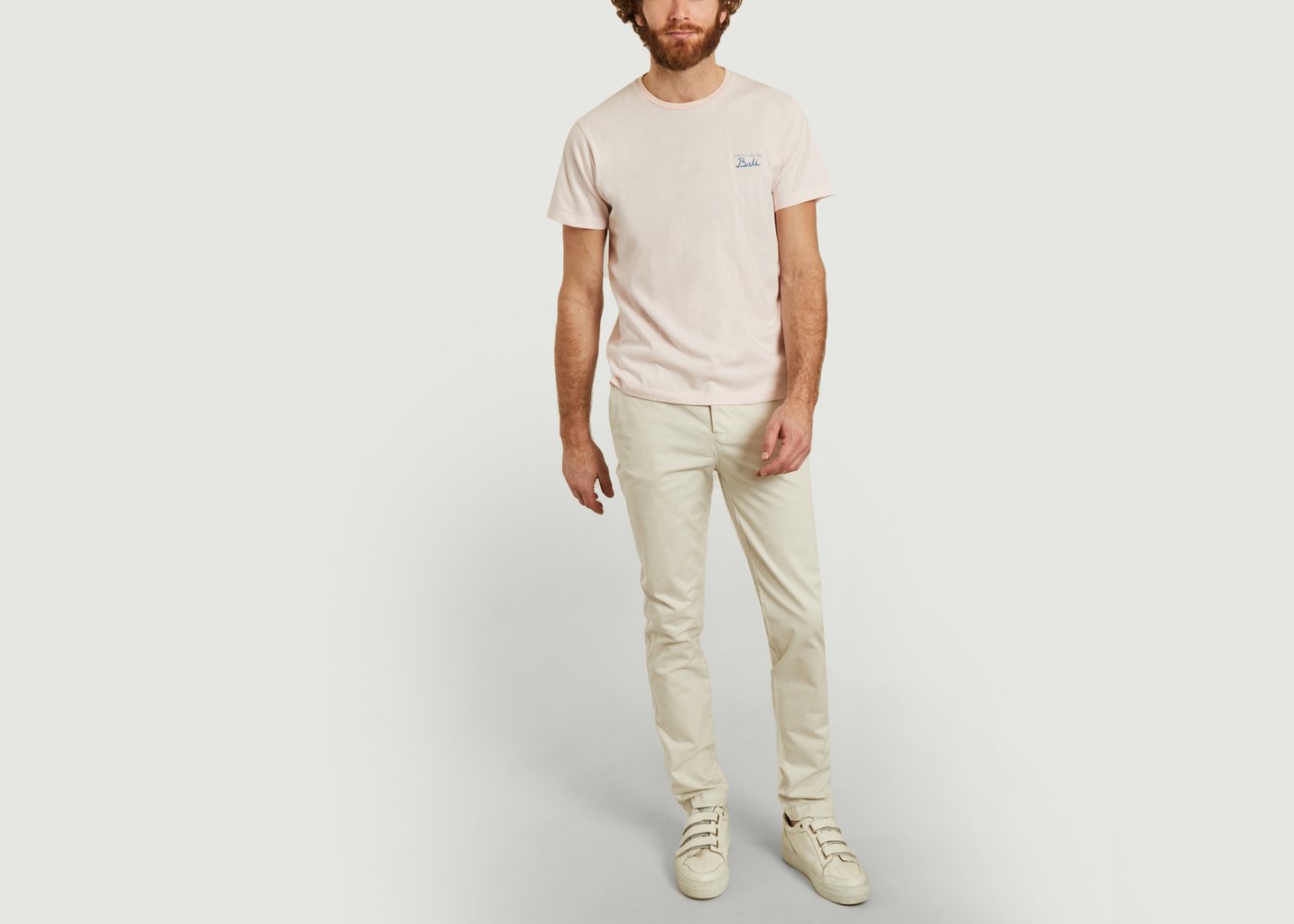 L'exception Pantalon Chino Classique Blanc Cuisse De Grenouille