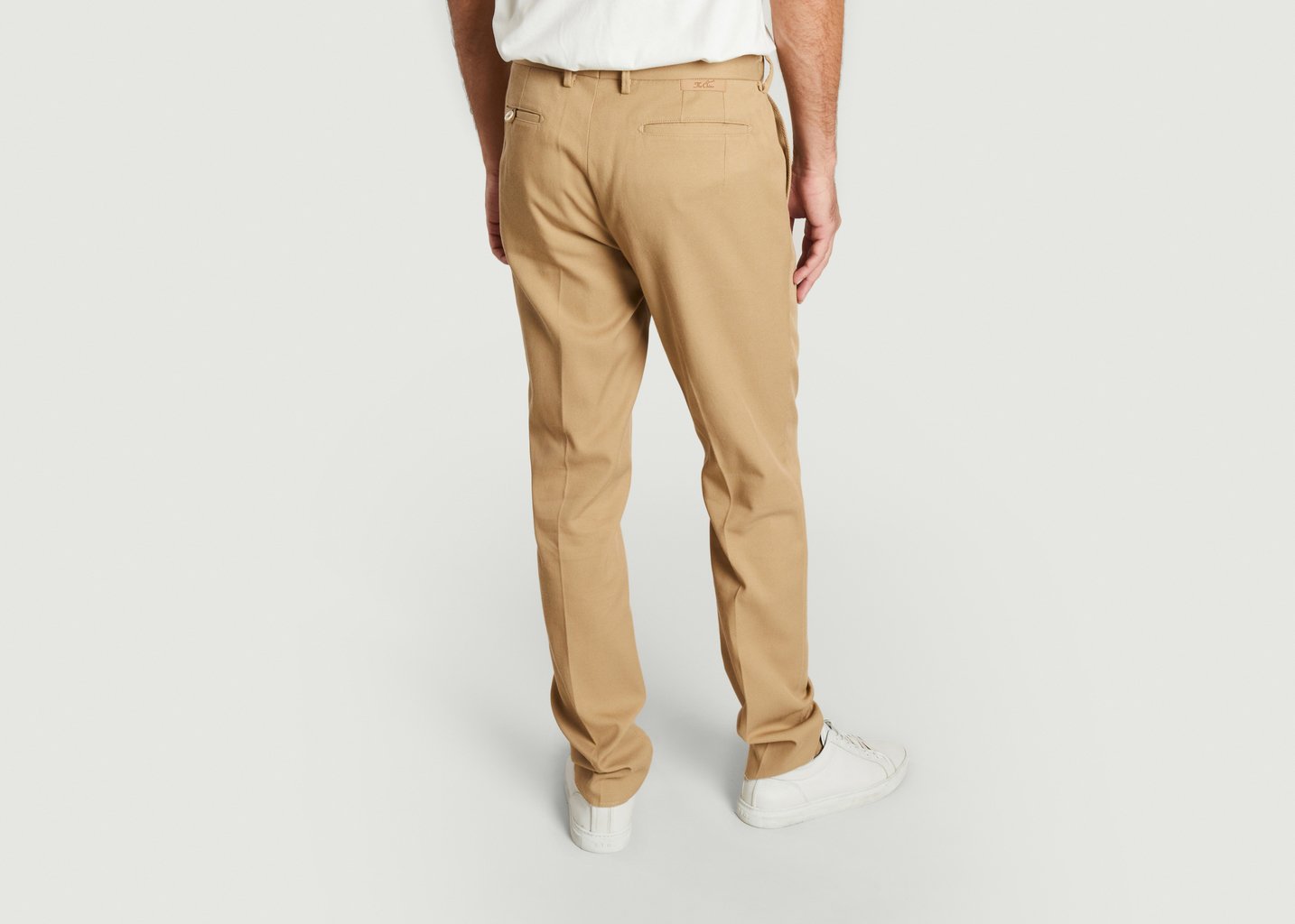 L'exception Pantalon Chino En Lyocell Bio Beige The Chino Revived