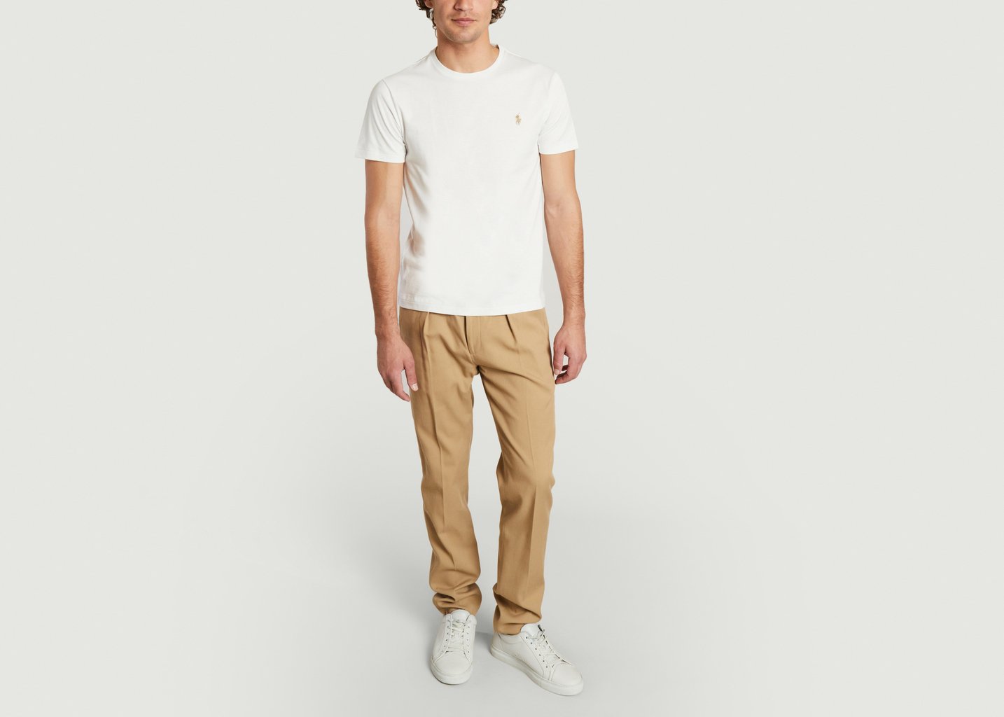 L'exception Pantalon Chino En Lyocell Bio Beige The Chino Revived