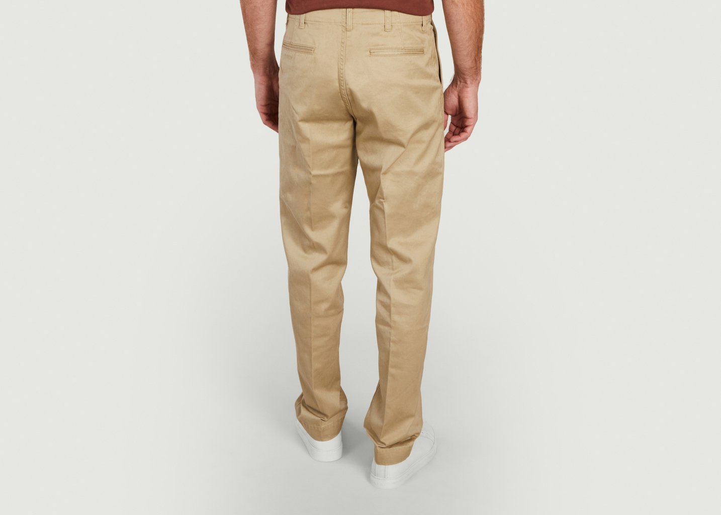 L'exception Pantalon Chino Modern Militaire Beige Japan Blue Jeans