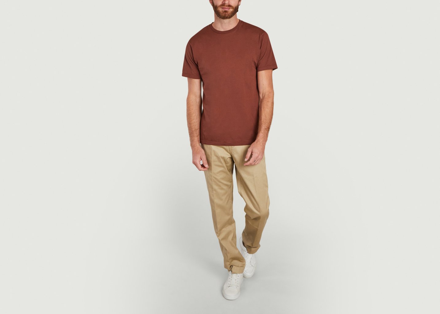 L'exception Pantalon Chino Modern Militaire Beige Japan Blue Jeans