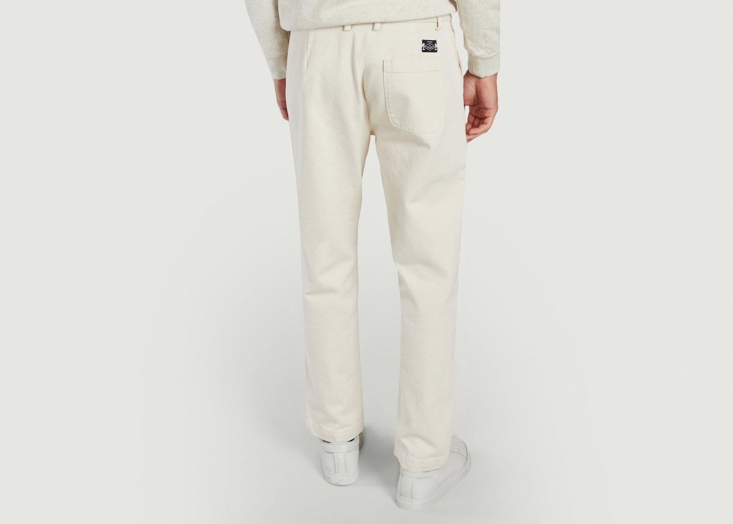 L'exception Pantalon Chino Pocket Beige Cuisse De Grenouille