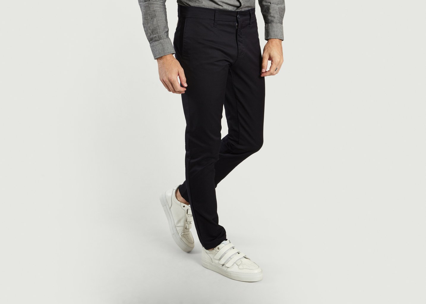 L'exception Pantalon Chino Sid Bleu Marine Carhartt WIP