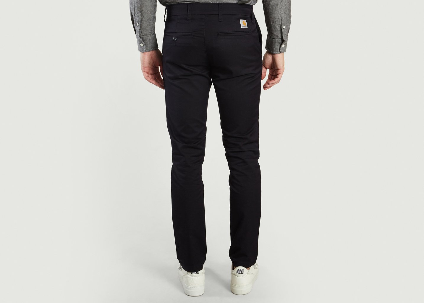 L'exception Pantalon Chino Sid Bleu Marine Carhartt WIP