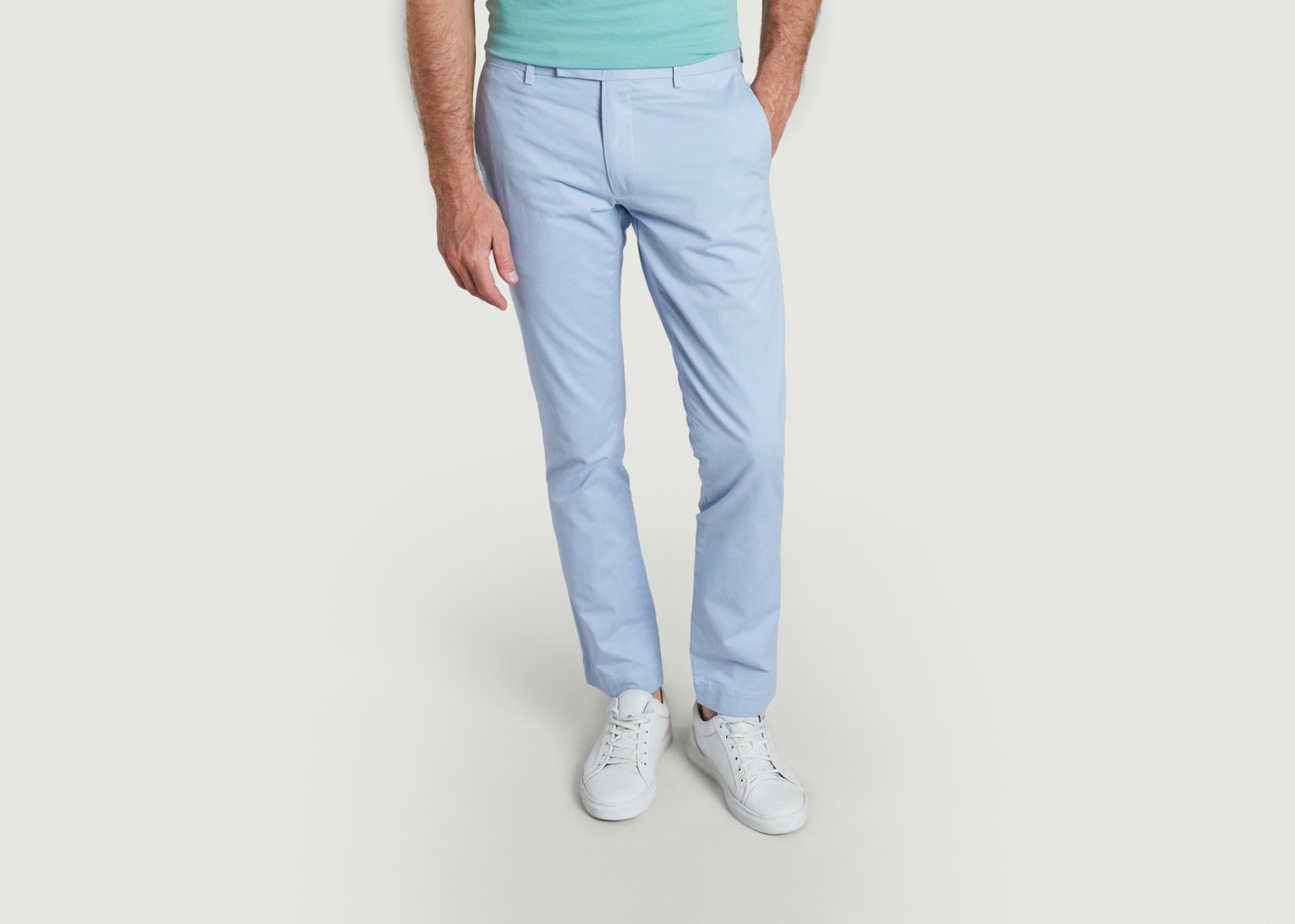 L'exception Pantalon Chino Slim Fit Bleu Clair Polo Ralph Lauren