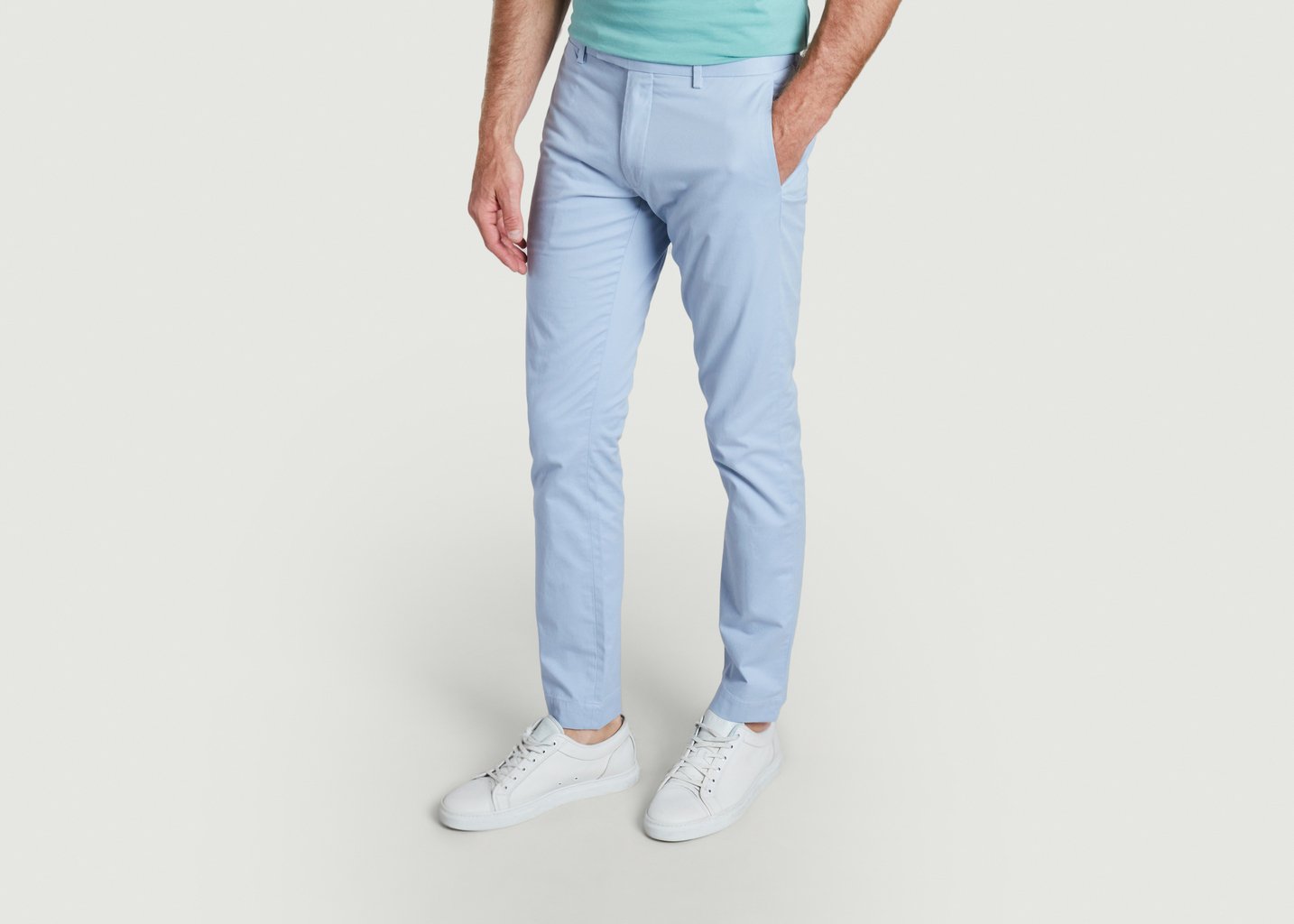 L'exception Pantalon Chino Slim Fit Bleu Clair Polo Ralph Lauren